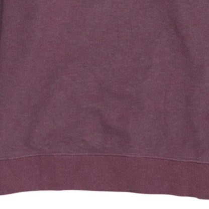 Nike Womens Burgundy Cotton Blend Crew Neck Pullover Sweatshirt M