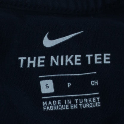 Nike Men's Navy Long Sleeve Crew Neck Graphic T-Shirt Size S