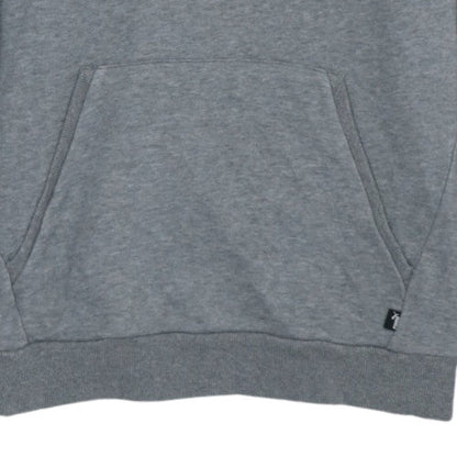 Puma Mens Grey Regular Fit Pullover Hoodie Size M