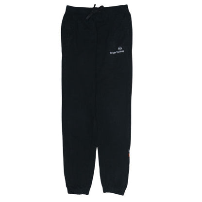 Sergio Tacchini Boys Black Jogger Trousers 14 Years 158cm Fleece Activewear