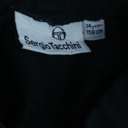 Sergio Tacchini Boys Black Jogger Trousers 14 Years 158cm Fleece Activewear
