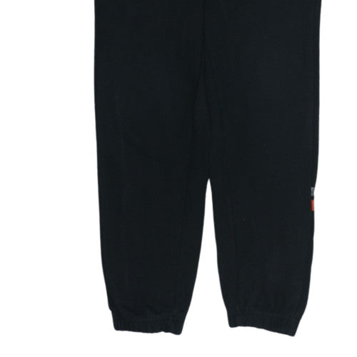 Sergio Tacchini Boys Black Jogger Trousers 14 Years 158cm Fleece Activewear