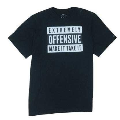 Nike Men's Black XL Graphic Sports T-Shirt 'Extremely Offensive'