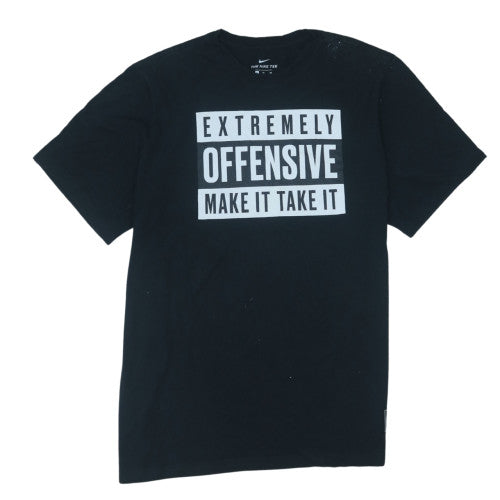 Nike Men's Black XL Graphic Sports T-Shirt 'Extremely Offensive'