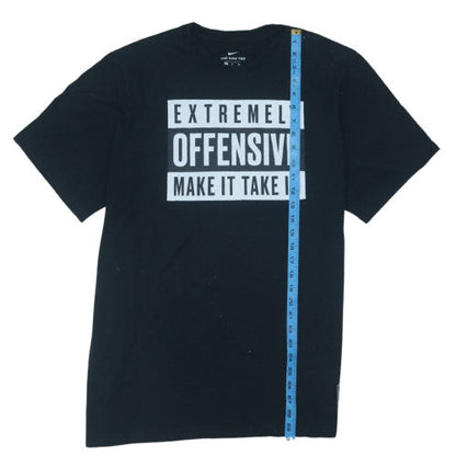 Nike Men's Black XL Graphic Sports T-Shirt 'Extremely Offensive'