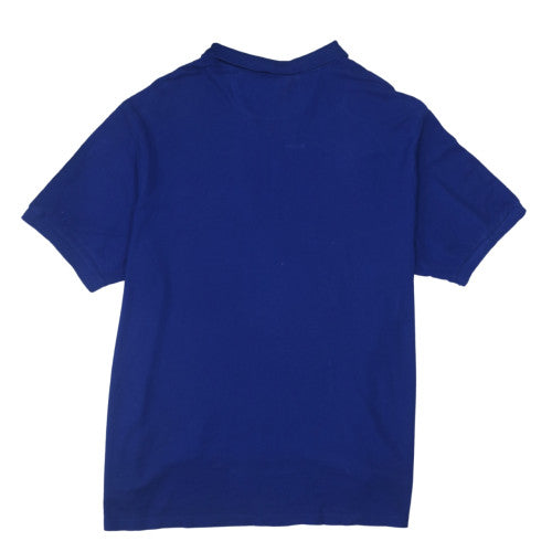 Chaps Men's Blue 3XB Cotton Short Sleeve Polo Shirt