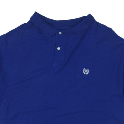 Chaps Men's Blue 3XB Cotton Short Sleeve Polo Shirt