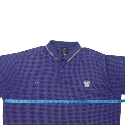 Nike Men’s Purple 2XL Dri-Fit Team Polo Shirt Sportswear