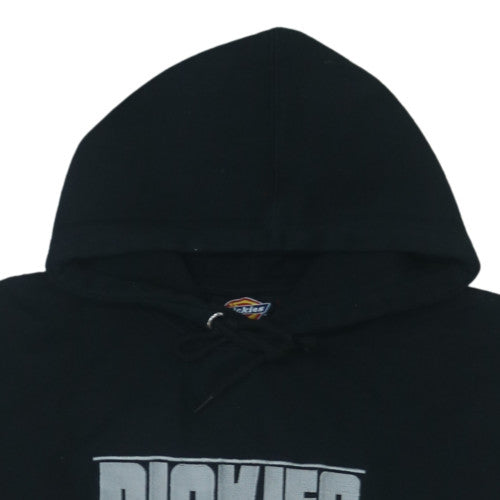 Dickies Mens Black Pullover Hoodie Workwear Cotton Blend L