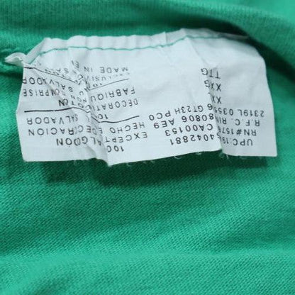 Champion Men's Green 2XL Crew Neck Graphic Print T-Shirt