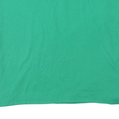 Champion Men's Green 2XL Crew Neck Graphic Print T-Shirt