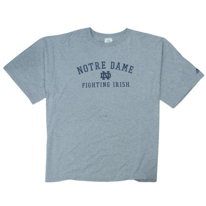 Adidas Women’s Grey Notre Dame 2XL Basic Sports T-Shirt