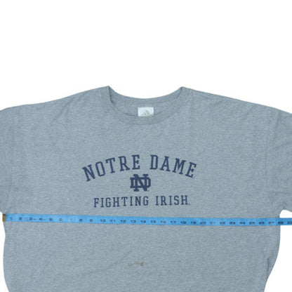 Adidas Women’s Grey Notre Dame 2XL Basic Sports T-Shirt