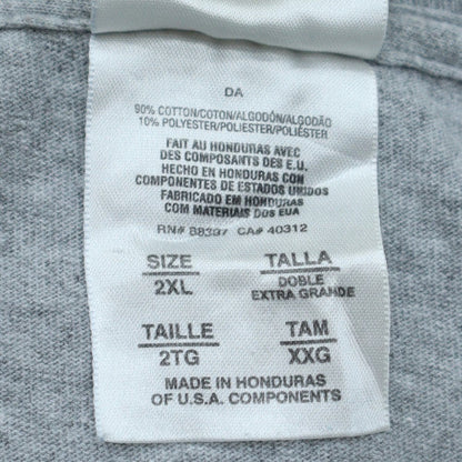 Adidas Women’s Grey Notre Dame 2XL Basic Sports T-Shirt