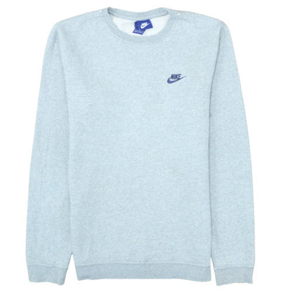 Nike Men's Grey Small Crew Neck Pullover Sweatshirt