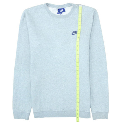Nike Men's Grey Small Crew Neck Pullover Sweatshirt