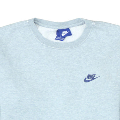 Nike Men's Grey Small Crew Neck Pullover Sweatshirt