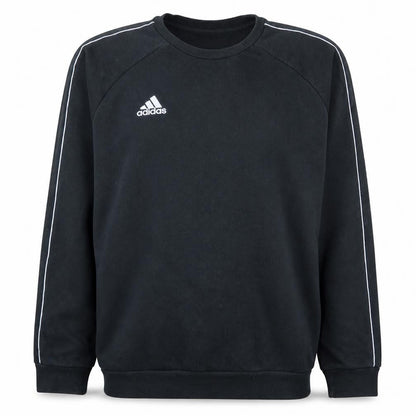 Adidas Men's Black L Pullover Crew Neck Fleece Sweatshirt