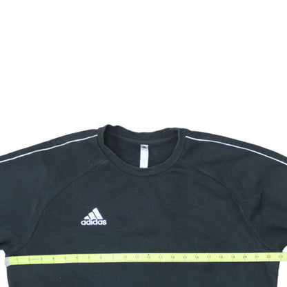 Adidas Men's Black L Pullover Crew Neck Fleece Sweatshirt