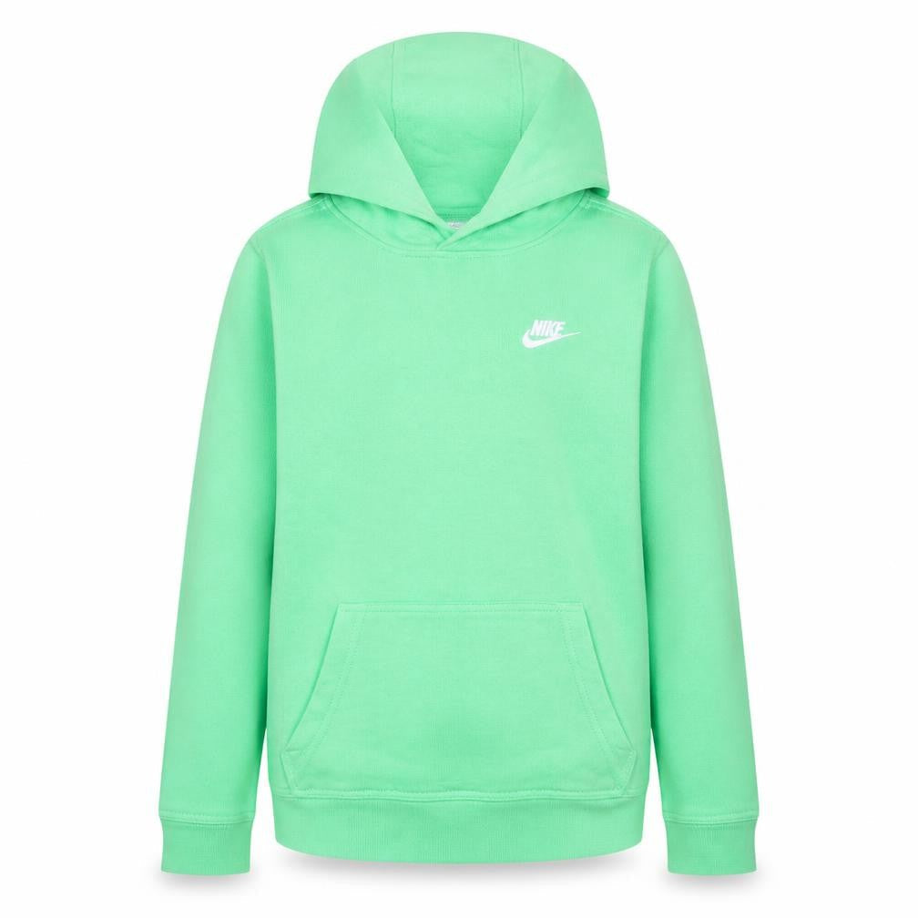 Nike Boys Green XL Pullover Hoodie with Logo and Kangaroo Pocket