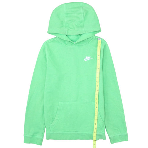 Nike Boys Green XL Pullover Hoodie with Logo and Kangaroo Pocket