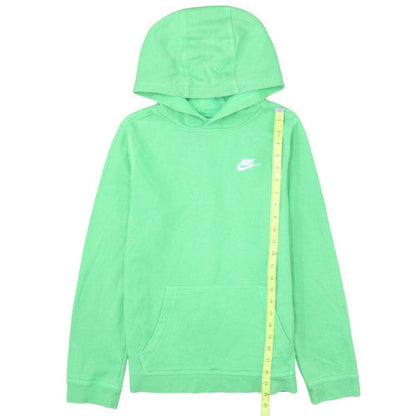 Nike Boys Green XL Pullover Hoodie with Logo and Kangaroo Pocket