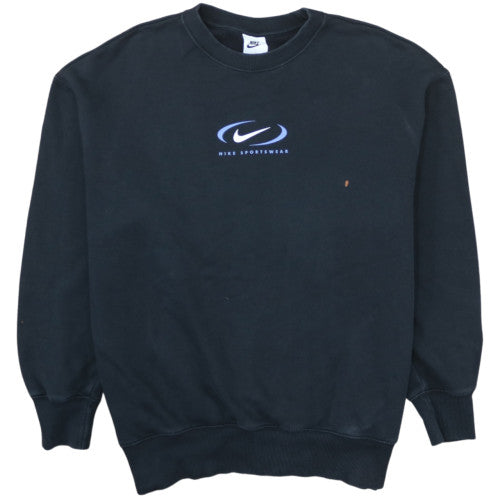 Nike Men's Black Sportswear Logo Pullover Sweatshirt Size S