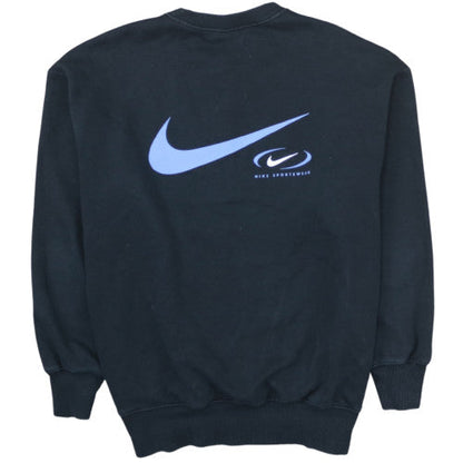 Nike Men's Black Sportswear Logo Pullover Sweatshirt Size S