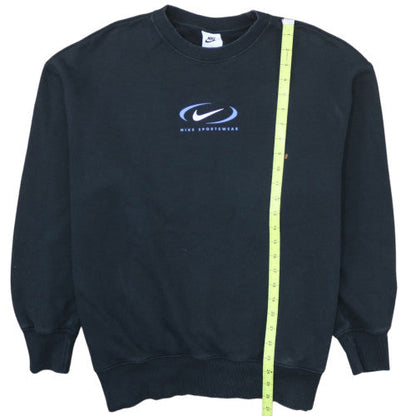 Nike Men's Black Sportswear Logo Pullover Sweatshirt Size S