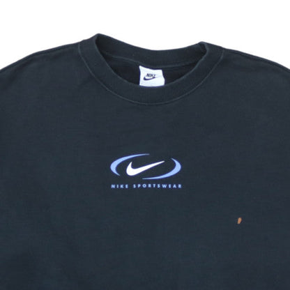 Nike Men's Black Sportswear Logo Pullover Sweatshirt Size S