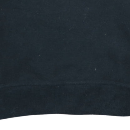 Champion Men's Black Small Crew Neck Logo Pullover Sweatshirt
