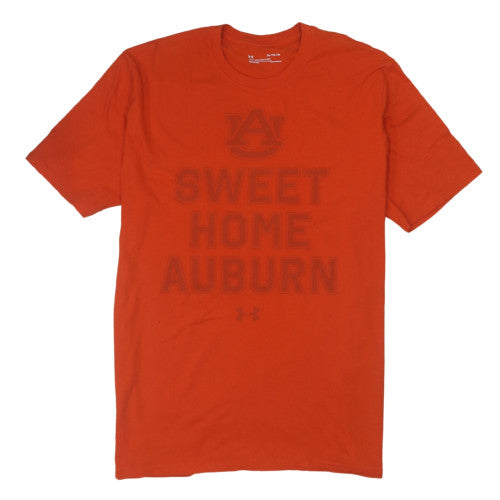 Under Armour Men's Orange XL Sweet Home Auburn HeatGear T-Shirt
