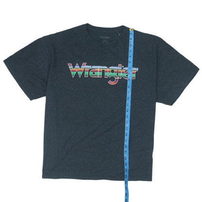 Wrangler Men's Charcoal Graphic Print Crew Neck T-Shirt XL