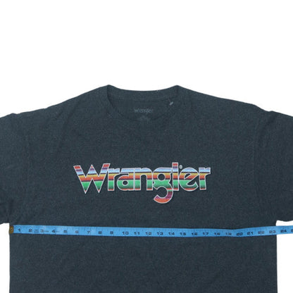 Wrangler Men's Charcoal Graphic Print Crew Neck T-Shirt XL