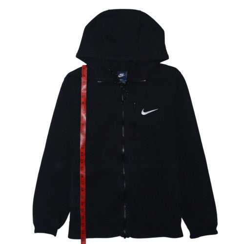 Nike Mens Black M Full Zip Hoodie Sweatshirt Logo Sportswear