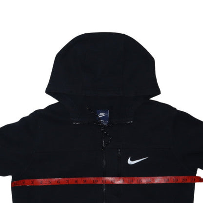 Nike Mens Black M Full Zip Hoodie Sweatshirt Logo Sportswear
