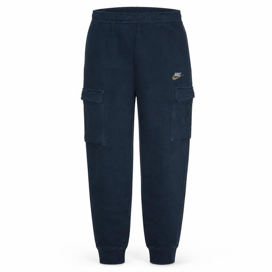 Nike Men's Blue Fleece Jogger Cargo Trousers Size S