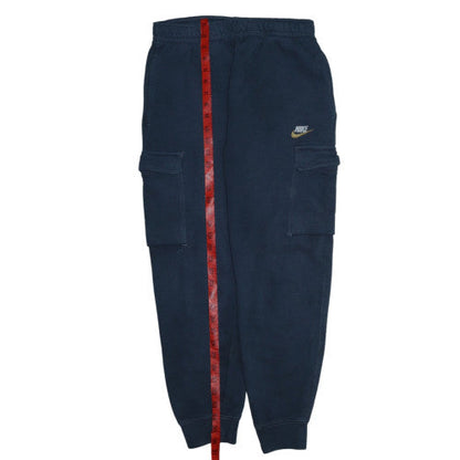 Nike Men's Blue Fleece Jogger Cargo Trousers Size S