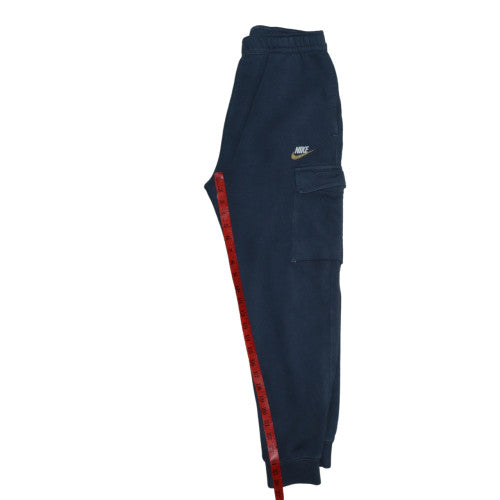 Nike Men's Blue Fleece Jogger Cargo Trousers Size S