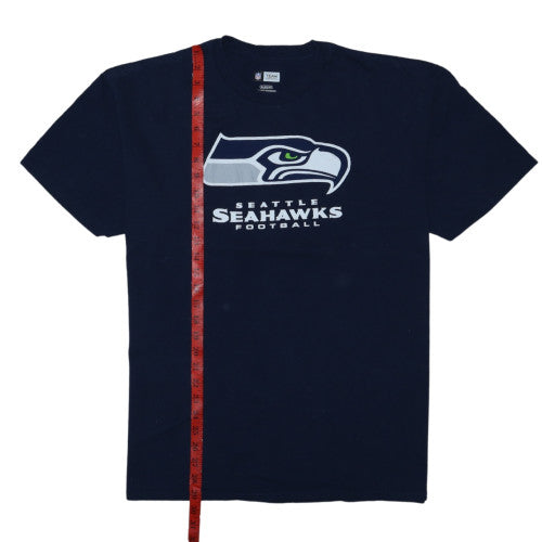 NFL Team Apparel Men's Blue Seattle Seahawks XL Graphic T-Shirt