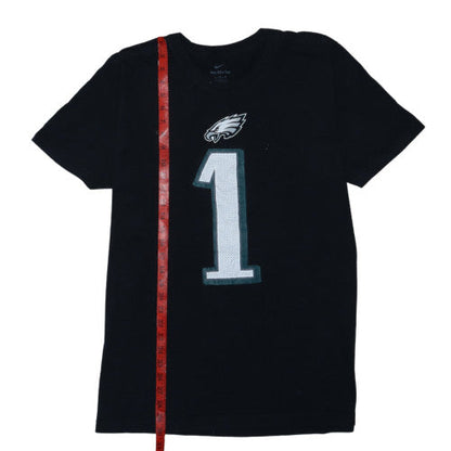 Nike Men's Black Philadelphia Eagles Hurts #1 Sports T-Shirt XL