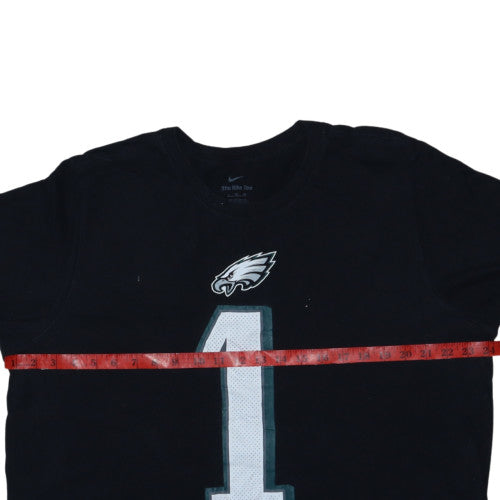 Nike Men's Black Philadelphia Eagles Hurts #1 Sports T-Shirt XL