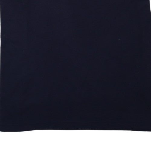 Puma Mens Black 2XL Sports Logo Graphic Short Sleeve T-Shirt