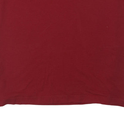Nautica Men's Red XL NavTech Polo Shirt Short Sleeve Cotton Blend
