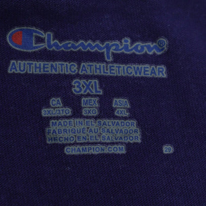 Champion Men's Blue Catamount Softball 3XL Graphic T-Shirt