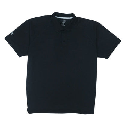 Adidas Men's Black 3XL Climalite Cotton Golf Polo Shirt