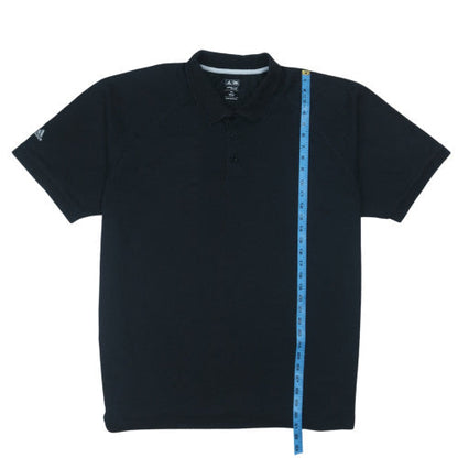 Adidas Men's Black 3XL Climalite Cotton Golf Polo Shirt