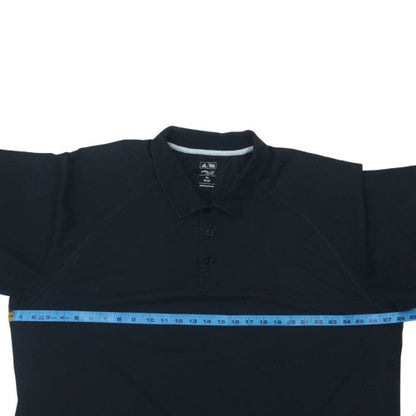 Adidas Men's Black 3XL Climalite Cotton Golf Polo Shirt