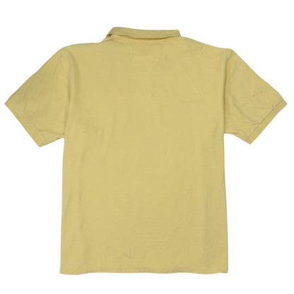 Nautica Men's Yellow 2XL Cotton Short Sleeve Polo Shirt Casual