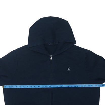 Ralph Lauren Men's Blue Full Zip Hoodie 2XL Regular Fit
